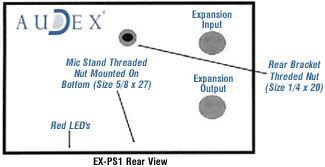 Infrared 55 Diode Classroom Emitter - Rear View